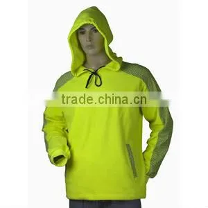Men's Safety Conscious High Visibility Clothing Reflective Hoody photo-2