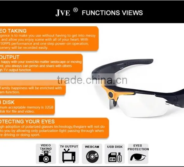 Factory Oem High Quality HD 720P Sport Camera in Camera Glasses photo-6