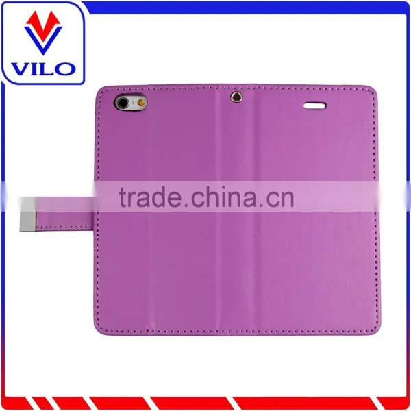 High Quality Ultra Slim Fashion Design PU Leather Wallet Case Cover For IPhone 6 photo-4