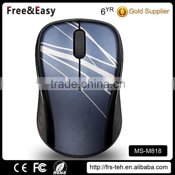 Beige USB Desktop Golden Color Wired Mouse photo-4