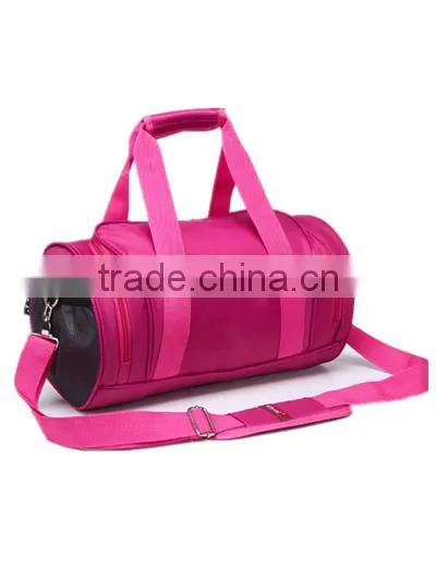 2015 Latest Handled Women Polyester Colorful Gym Bag From China photo-2