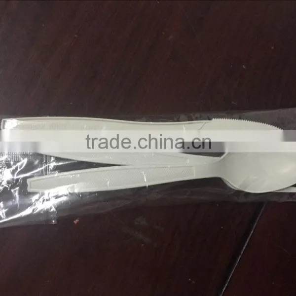 Biodegradable Cornstarch Tableware Cutlery Set photo-2