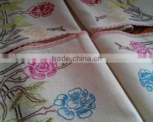 VINTAGE EMBROIDERED TABLE/DRESSER RUNNERS photo-5
