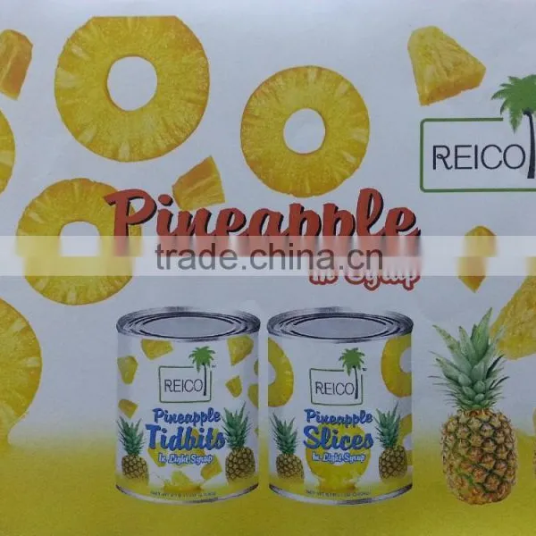 Canned Pineapple in Light Syrup (3.03kg)