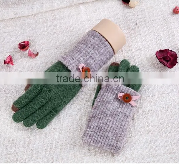 Cute Designed For Girls Twin Set Touch Screen Gloves For Christmas Gift photo-6