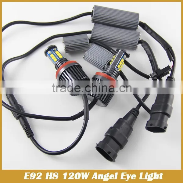 E92 H8 LED 120W Angel Eye Marker LED White for E87 E82 E92 E93 E90 photo-5