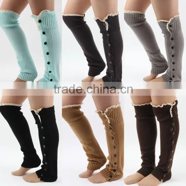Newest Infant Warm Crochet Free Patternms Leg Warmer Knitted Leg Warmer photo-4