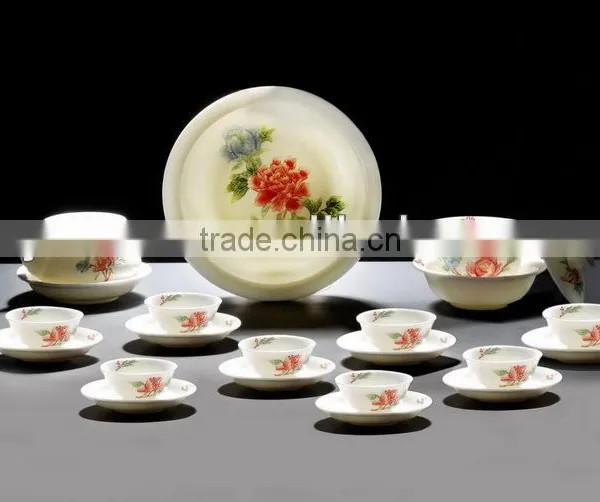 Ceramic Teaset Chinese Cloisonne Teaset