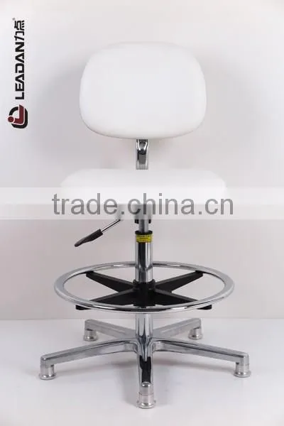 ESD Anti Static Chair Lab Cleanroom Chair PU Leather Chair photo-5