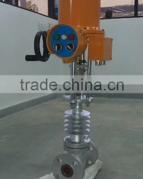 MOTORIZED LINEAR GLOBE CONTROL VALVE WITH INTEGRAL STARTER UNIT CONTROLLER photo-4