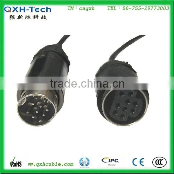 5MM 28AWG High Quality Male to Female Mini Din 9Pin Cable Facrtory Price photo-2