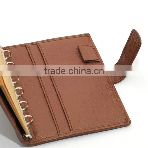 Custom 2017/2016 Embossed Leather Diary, A5 PU Leather Notebook photo-3