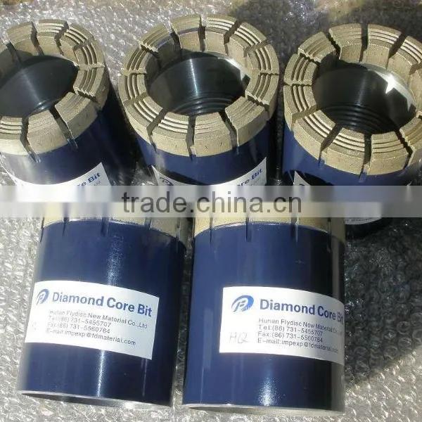 HQ,PQ,AW,BX Impregnated Diamond Core Drill Bit photo-3