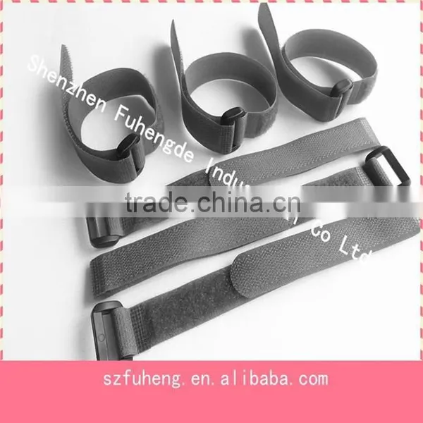 Grey hook loop strap
