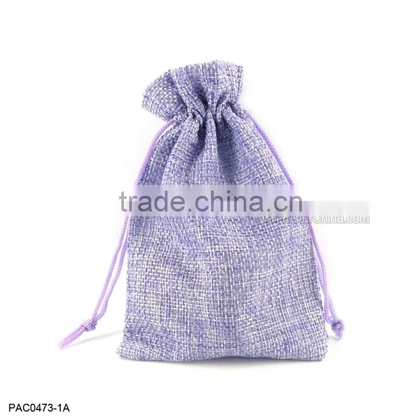 10*15cm Different Color Jewelry Linen Bag photo-2