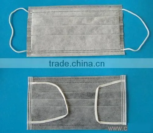 Disposable Nonwoven 4ply Active Carbon Face Mask photo-4