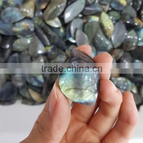 Natural Lbaradorite Stone Pendants Labradorite Cabochon for Wholesale photo-3