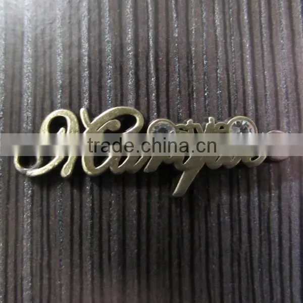 Customized Logo Design for Garments Metal Plate photo-2