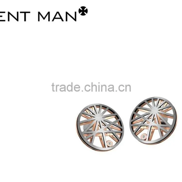 High Quality Italy Design Earring Ladies Rounded Earring Rose Gold Round Circle Shaped Fashion Jewelry 2016 photo-5
