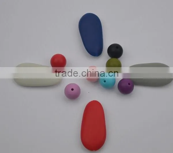 2016 Food Grade Silicone Teething Beads Wholesale photo-3