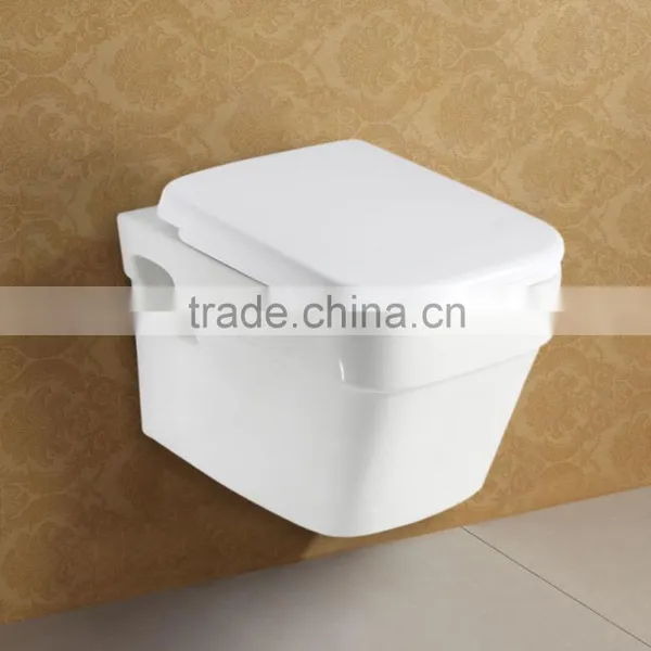 Wall Mounted Soft Closing Seat Cover Toilet Set photo-3