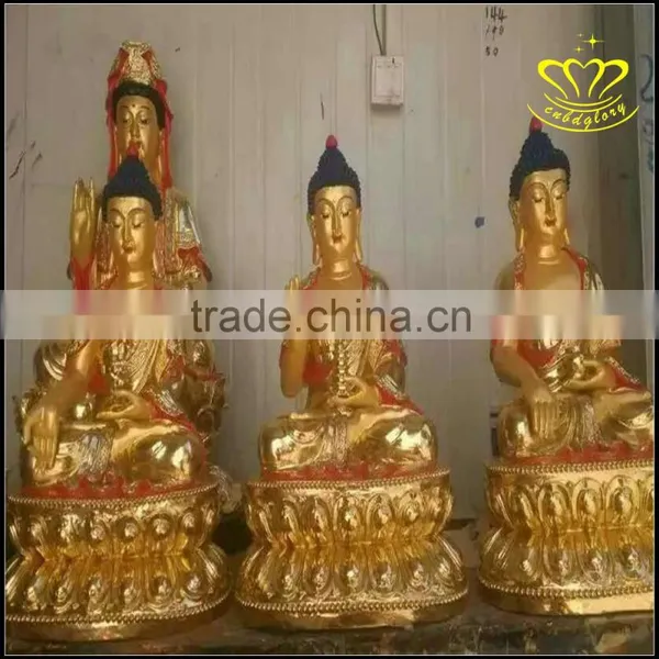 Maitreya Buddha Casting Bronze Statue of the Temple of the Temple Worship Buddha Sculpture photo-2