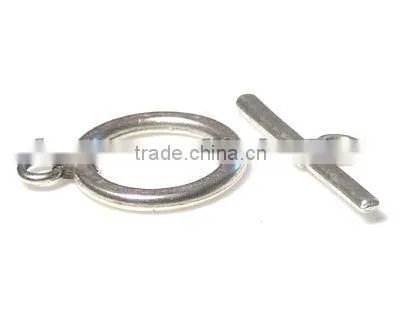 9mm and 13mm set sterling silver toggle clasp
