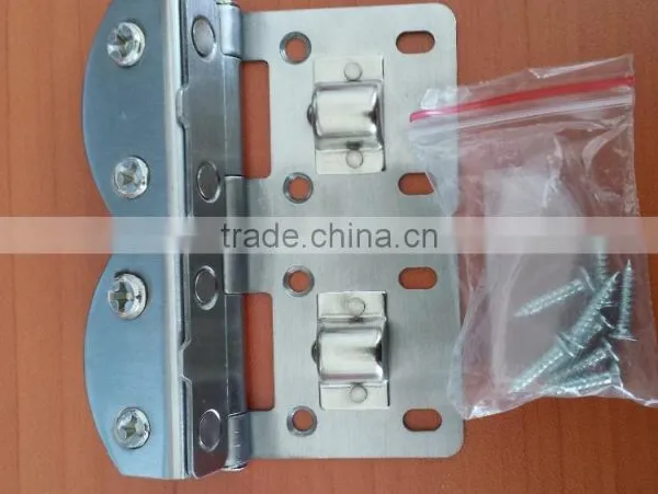HJ-063 Hot Sale 8cm Semicircle Single Quality Glass Cabinet Hinge /Stainless Steel Singleglass Cabinet Hinge/Quality Glass Hinge photo-6