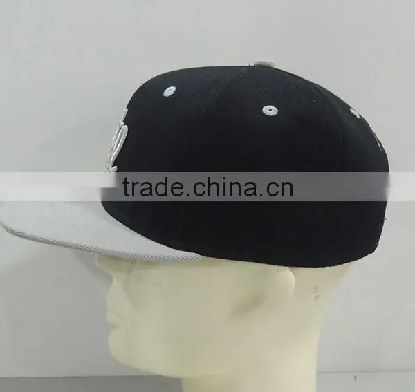 2015 New Fashion Embroidered Hook and Loop Closure Flatbill Snapback Cap photo-2