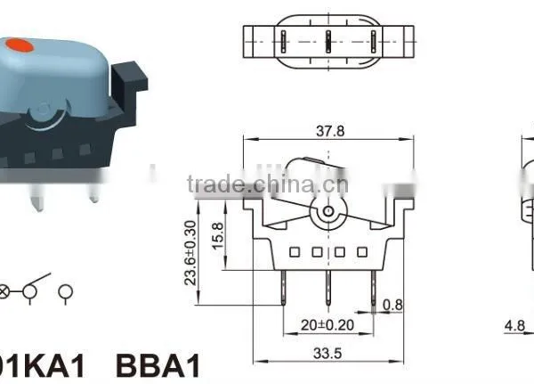 2pin Mini Rocker Switch,AC Rocker Switch With Automatic Sensor Light,12v Rocker Switches With Light photo-4