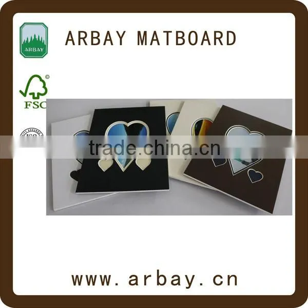 Promotional Gifts White Core 45 Beveled Cut Picture Paper Frame Album photo-4