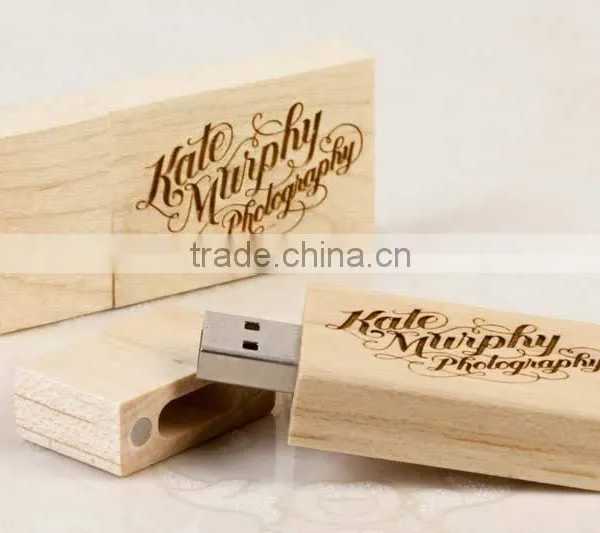 2016 Corporate Giveaway Gift Bamboo 16GB Wooden USB 2.0 Pendrive, Eco-friendly Wood Material Usb Flash Drive Wholesale photo-2