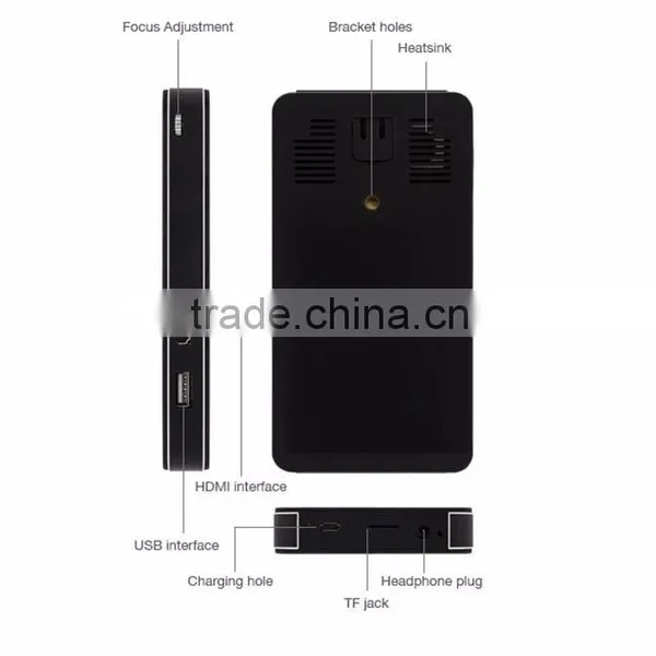 2016 Cheap DLP Digital Projectors Mini LED Portable Mobile 3D 1920x1080 Mini Projector photo-2