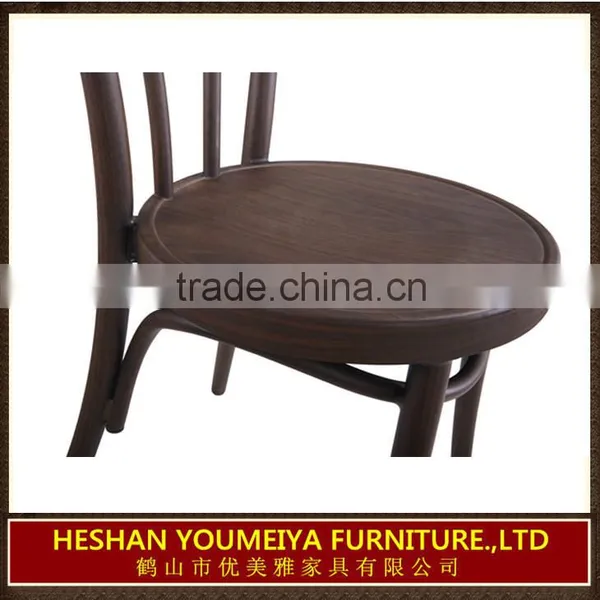 Aluminium Bistro Chair With Wooden Finish YL1089 photo-4
