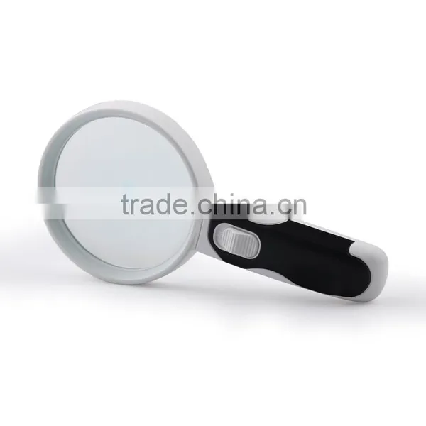 BIJIA Handheld LED Magnifier Set With 3 Detachable Glass Lenses photo-4