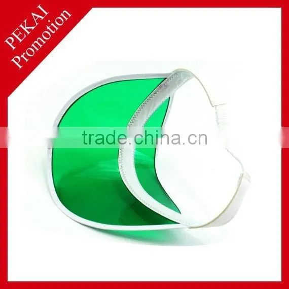 Cheap Plastic Sun Visor Cap Wholesale for Promotion Gift photo-3