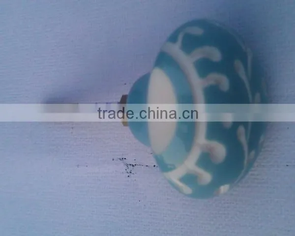 Ceramic Door Knobs/Wholesale Decorative Colorful Knobs/For Kitchen Cabinet,Door,Furniture Handles 03 photo-6