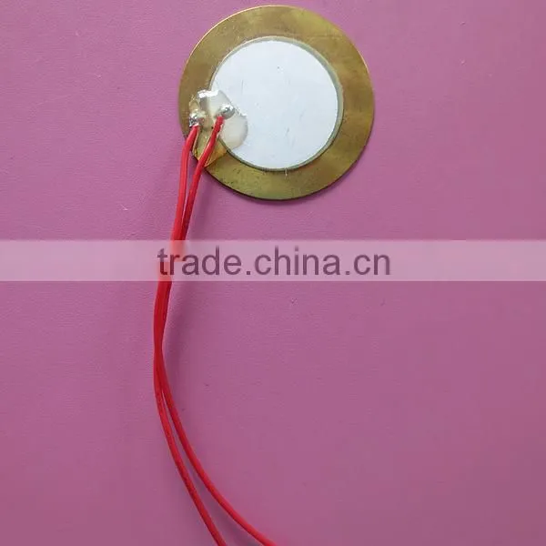 27mm Siren Alarm Disc,piezoelectric Ceramic Alarm Disc photo-2