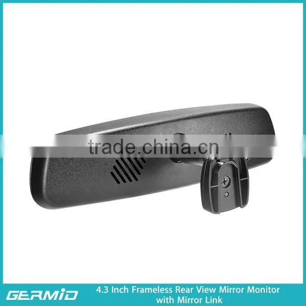 4.3 Inch Frameless Mirror Link Synchronize the Informations of Your Smart Phone, Reverse Camera photo-5