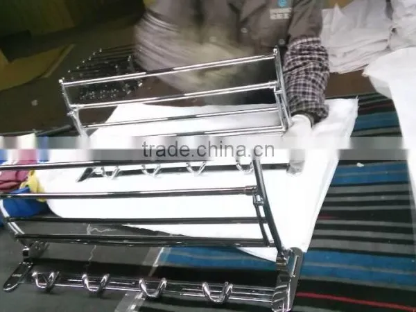 Brass+stainless Steel Double Towel Bar photo-4