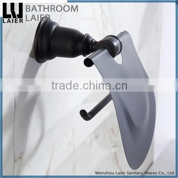 Direct Marketing Factory Covered Zinc Alloy ORB Finishing Bathroom Sanitary Items s Wall Mounted Toilet Paper Holder photo-4