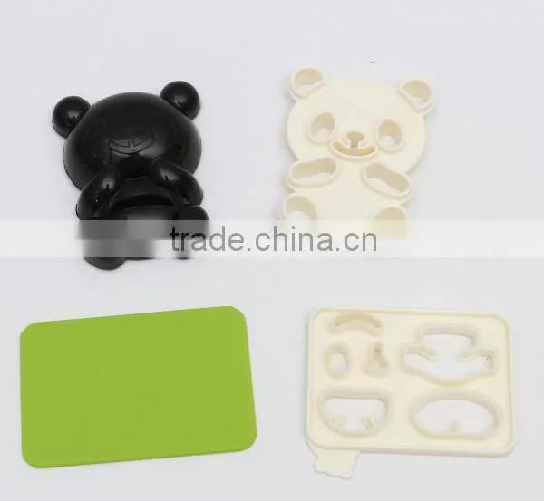 Good Quality Plastic Sushi Maker Sushi Mold With Panda Shape Rice Ball Mold photo-2