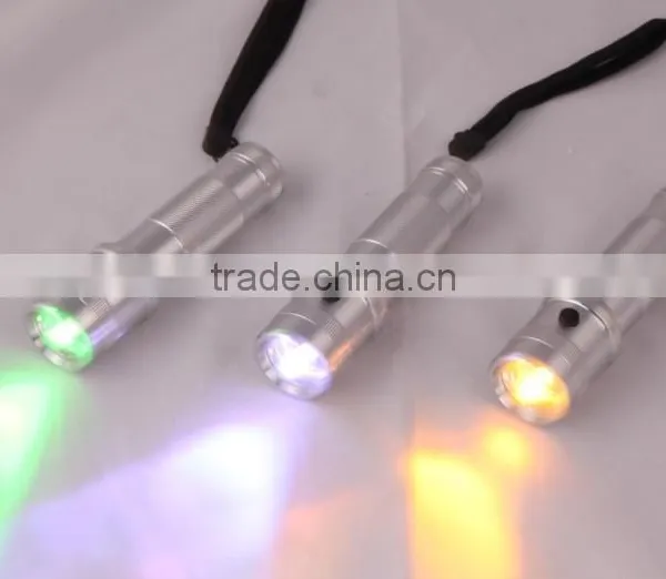 2016 Holiday Decoration Color Changing Flash Strobe Small Led Flashlight RGB 10 Basic Color Micro Led Battery Flashlight Torch photo-2
