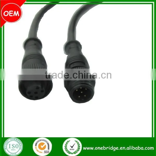 7 Pin Female DIN Cable Connector Aviation Plug Wire Harness photo-2