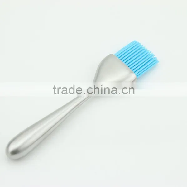 Food Safe Stainless Steel Handle Silicone BBQ Basting Brush