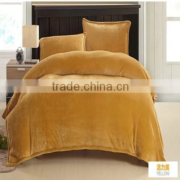 Luxury and Elegant Solid Color Printed Flannel Fleece Throw Blanket photo-3