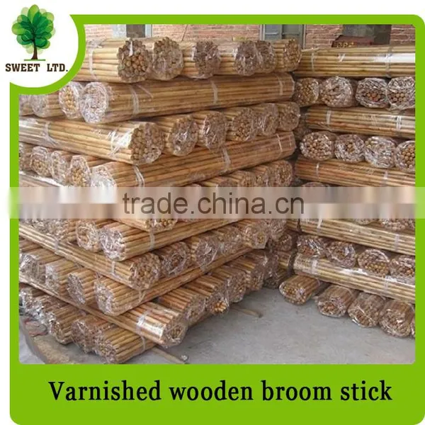 Well Straight Varnished Wood Mop Stick With Cheap Price and High Quality photo-6