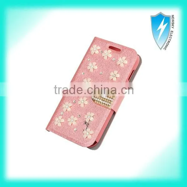 New Product Diamond Wallet Case for IPhone 6, Phone Case for Iphone 6 With Card Holder photo-2
