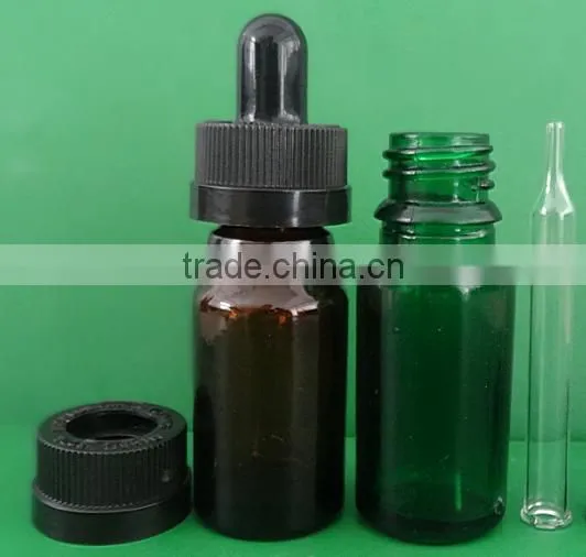 10ml Glass Essential Oil/pharmaceutical Bottle With Childproof Cap and Thin Dropper photo-2