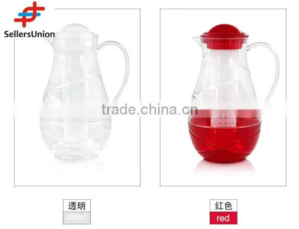 No.1 Yiwu & Ningbo Exporting Commission Agent Wanted Clear Good Quality Cold Water Jug Set With 4 Cups Plastic Teapoot Set photo-5
